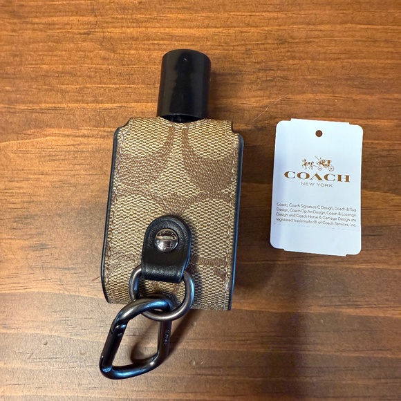 COACH Hand Sanitizer Holder In Signature Canvas - Picture 3 of 6